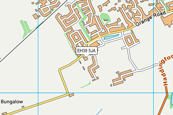 EH39 5JA map - OS VectorMap District (Ordnance Survey)