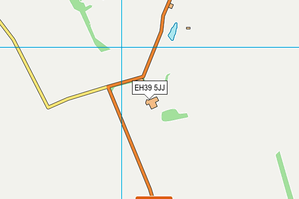 EH39 5JJ map - OS VectorMap District (Ordnance Survey)