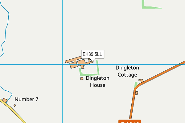 EH39 5LL map - OS VectorMap District (Ordnance Survey)