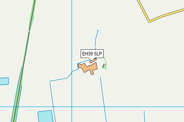 EH39 5LP map - OS VectorMap District (Ordnance Survey)