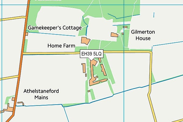 EH39 5LQ map - OS VectorMap District (Ordnance Survey)