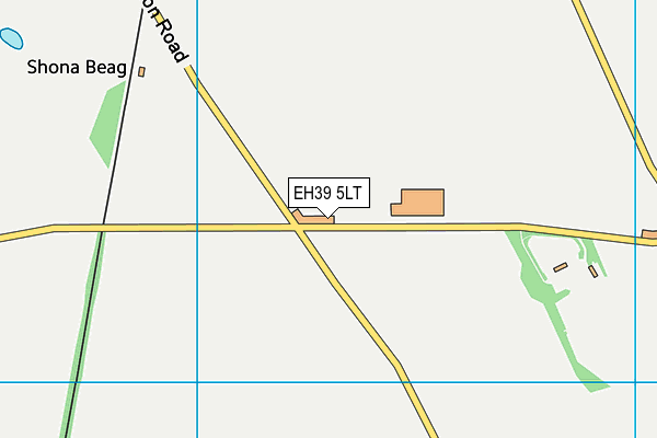 EH39 5LT map - OS VectorMap District (Ordnance Survey)