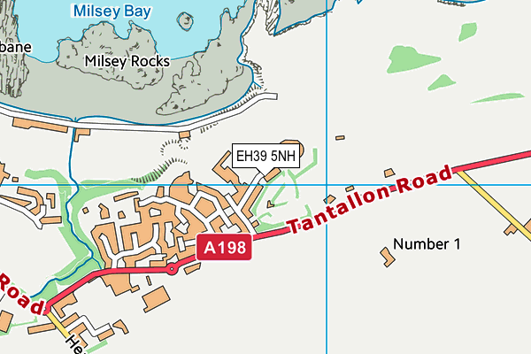 EH39 5NH map - OS VectorMap District (Ordnance Survey)