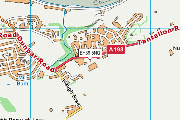 EH39 5NQ map - OS VectorMap District (Ordnance Survey)