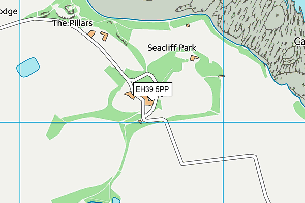 EH39 5PP map - OS VectorMap District (Ordnance Survey)
