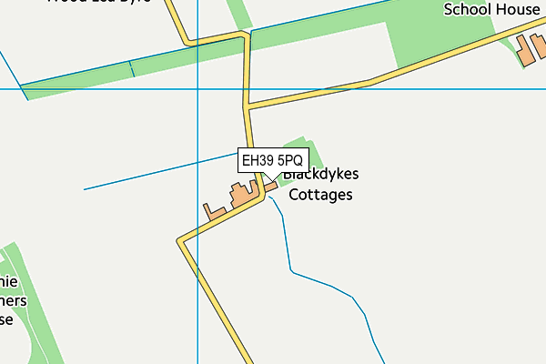 EH39 5PQ map - OS VectorMap District (Ordnance Survey)