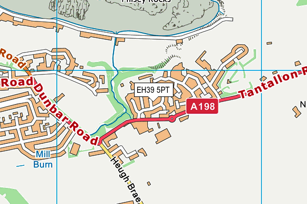EH39 5PT map - OS VectorMap District (Ordnance Survey)