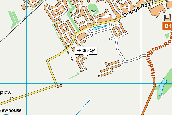 EH39 5QA map - OS VectorMap District (Ordnance Survey)