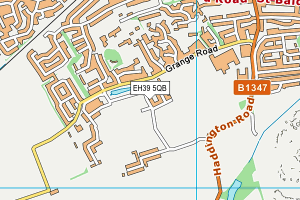 EH39 5QB map - OS VectorMap District (Ordnance Survey)