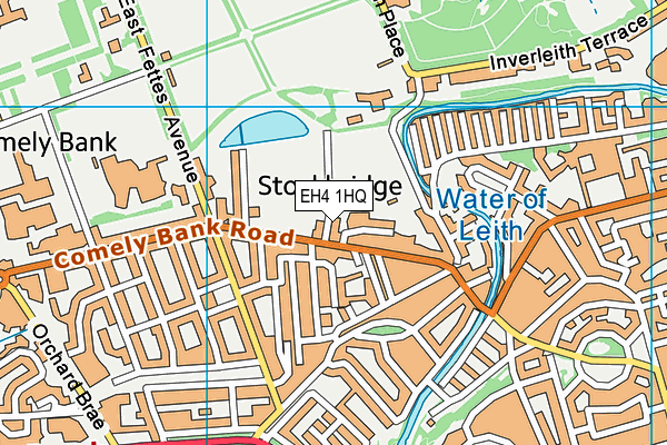 EH4 1HQ map - OS VectorMap District (Ordnance Survey)