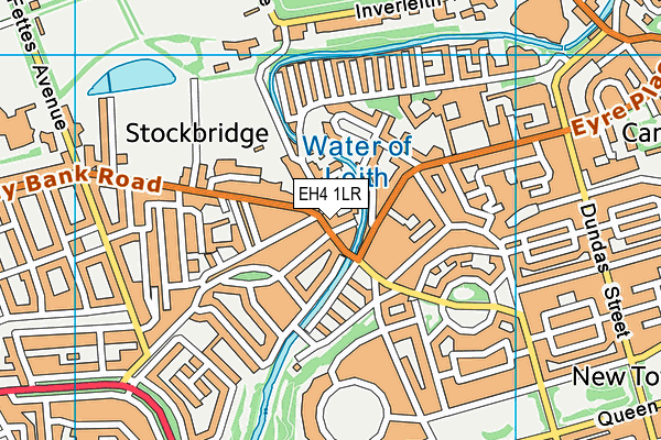 EH4 1LR map - OS VectorMap District (Ordnance Survey)