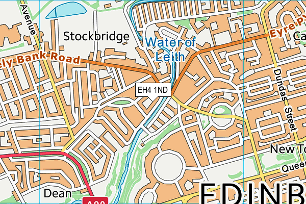 EH4 1ND map - OS VectorMap District (Ordnance Survey)