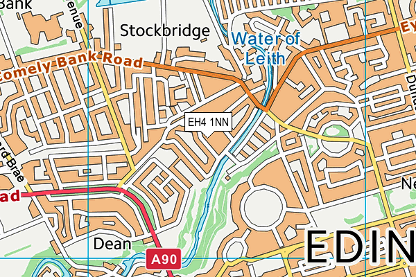 EH4 1NN map - OS VectorMap District (Ordnance Survey)