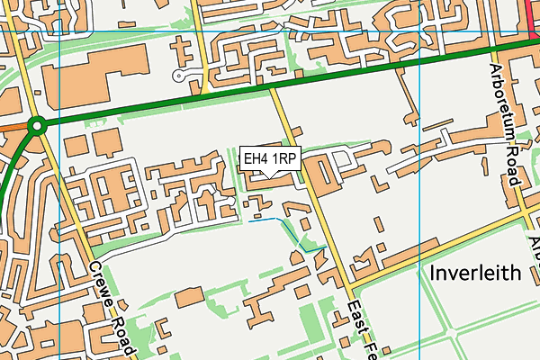 EH4 1RP map - OS VectorMap District (Ordnance Survey)
