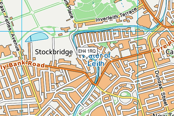 EH4 1RQ map - OS VectorMap District (Ordnance Survey)