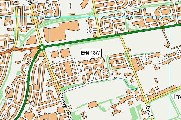 EH4 1SW map - OS VectorMap District (Ordnance Survey)