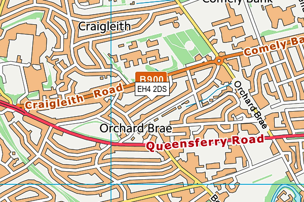 EH4 2DS map - OS VectorMap District (Ordnance Survey)