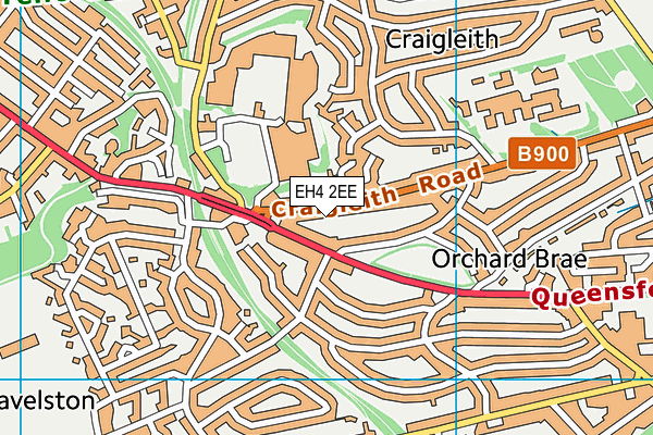 EH4 2EE map - OS VectorMap District (Ordnance Survey)