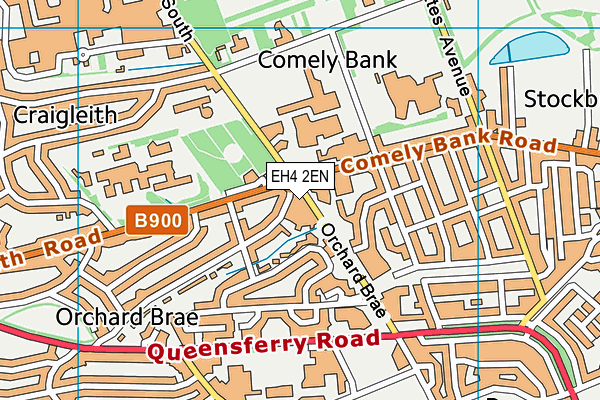 EH4 2EN map - OS VectorMap District (Ordnance Survey)