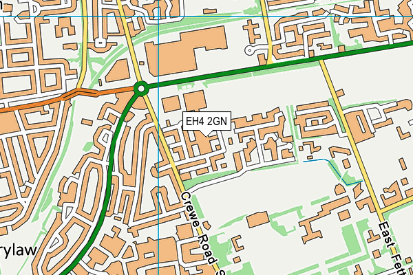 EH4 2GN map - OS VectorMap District (Ordnance Survey)