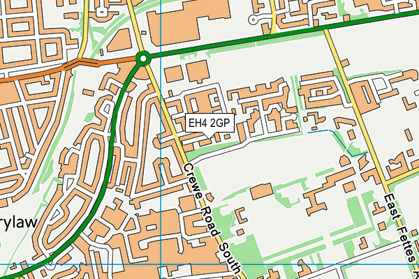 EH4 2GP map - OS VectorMap District (Ordnance Survey)