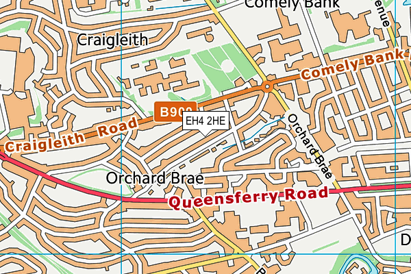 EH4 2HE map - OS VectorMap District (Ordnance Survey)