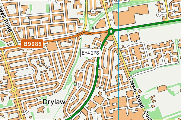 EH4 2PS map - OS VectorMap District (Ordnance Survey)