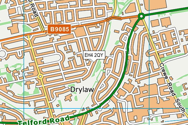 EH4 2QY map - OS VectorMap District (Ordnance Survey)