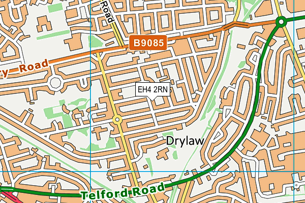 EH4 2RN map - OS VectorMap District (Ordnance Survey)