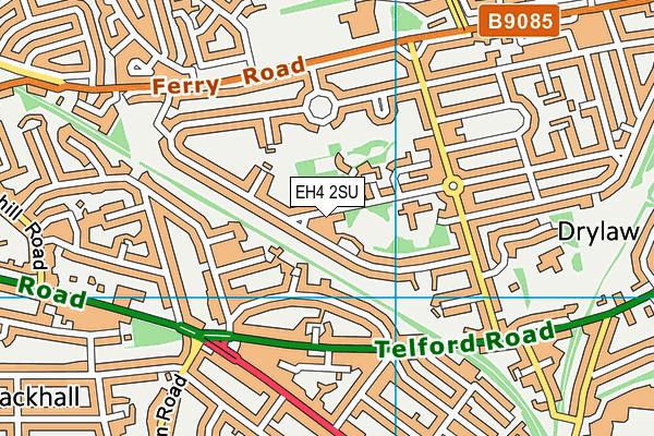 EH4 2SU map - OS VectorMap District (Ordnance Survey)