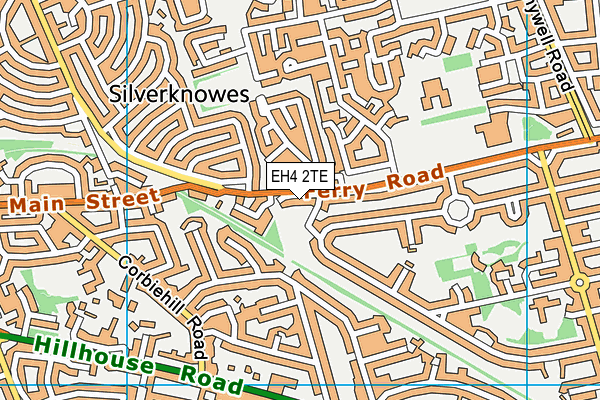 EH4 2TE map - OS VectorMap District (Ordnance Survey)