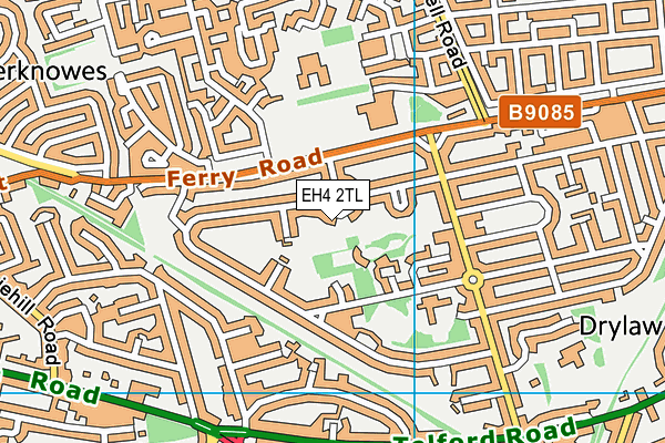 EH4 2TL map - OS VectorMap District (Ordnance Survey)