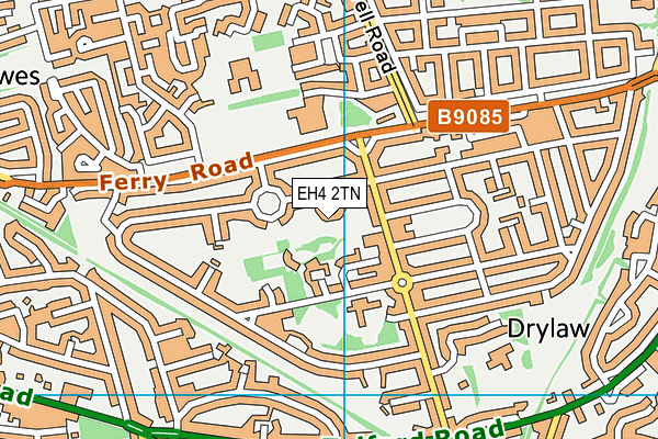 EH4 2TN map - OS VectorMap District (Ordnance Survey)