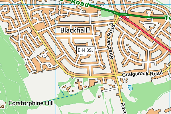 EH4 3SJ map - OS VectorMap District (Ordnance Survey)