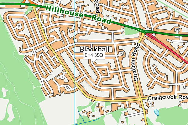 EH4 3SQ map - OS VectorMap District (Ordnance Survey)