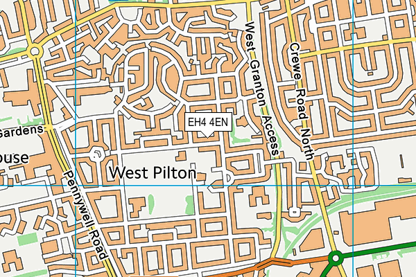 EH4 4EN map - OS VectorMap District (Ordnance Survey)