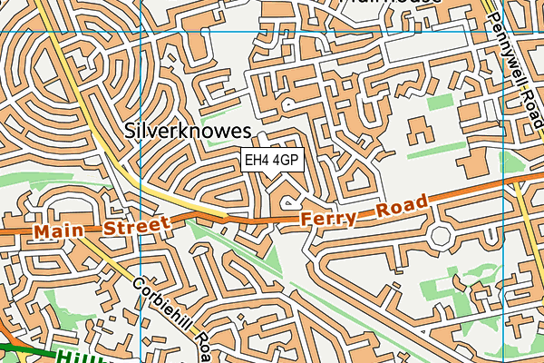 EH4 4GP map - OS VectorMap District (Ordnance Survey)