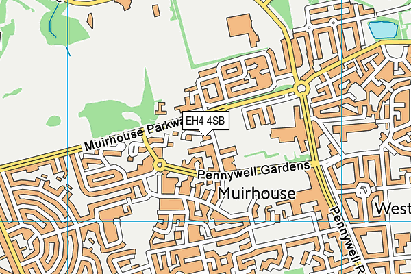 EH4 4SB map - OS VectorMap District (Ordnance Survey)