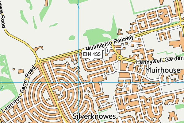 EH4 4SS map - OS VectorMap District (Ordnance Survey)