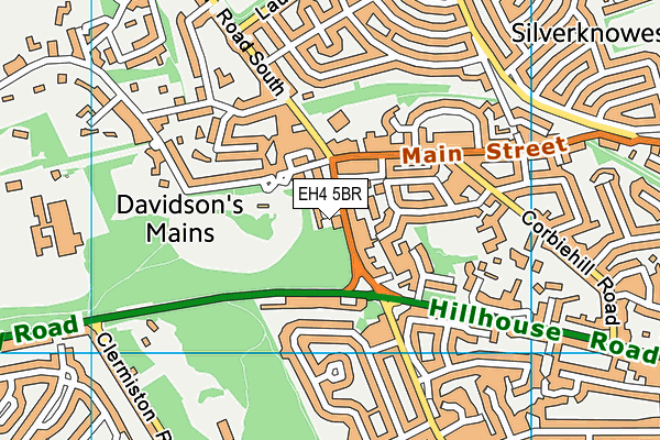 EH4 5BR map - OS VectorMap District (Ordnance Survey)