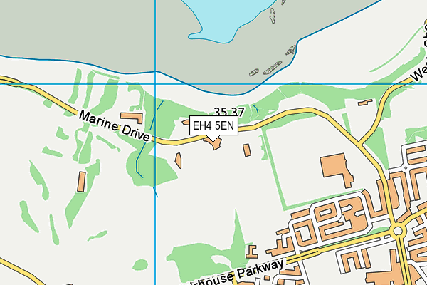 EH4 5EN map - OS VectorMap District (Ordnance Survey)