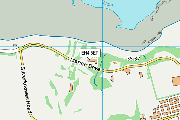EH4 5EP map - OS VectorMap District (Ordnance Survey)