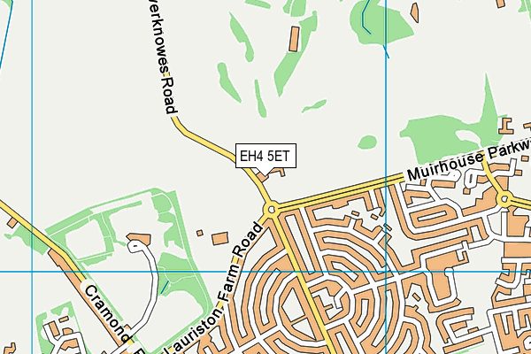 EH4 5ET map - OS VectorMap District (Ordnance Survey)