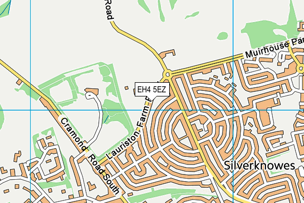 EH4 5EZ map - OS VectorMap District (Ordnance Survey)