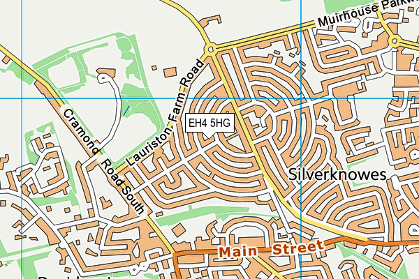 EH4 5HG map - OS VectorMap District (Ordnance Survey)