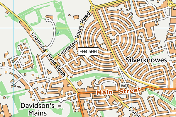 EH4 5HH map - OS VectorMap District (Ordnance Survey)