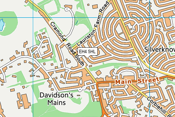 EH4 5HL map - OS VectorMap District (Ordnance Survey)