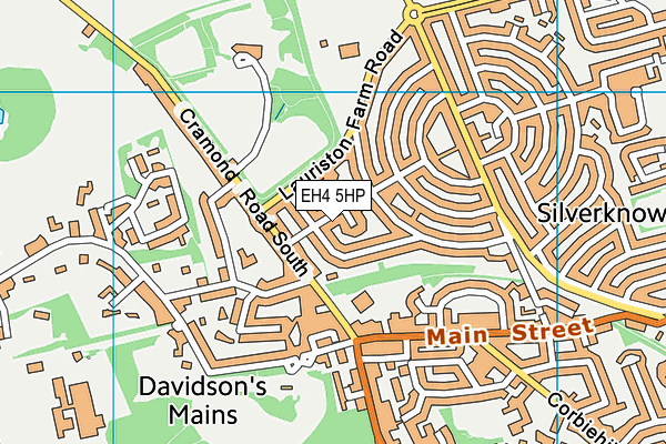 EH4 5HP map - OS VectorMap District (Ordnance Survey)