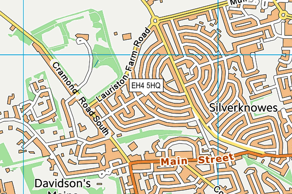 EH4 5HQ map - OS VectorMap District (Ordnance Survey)