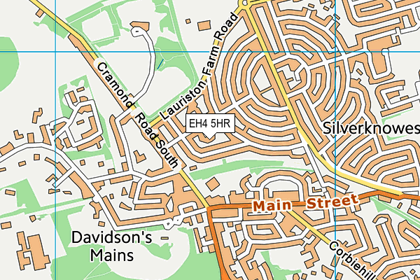 EH4 5HR map - OS VectorMap District (Ordnance Survey)
